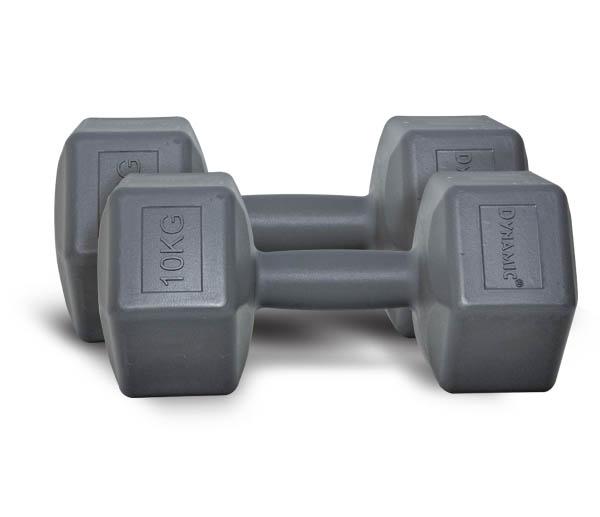 DYNAMIC FASHION PLASTIC DUMBBELL 10 KG