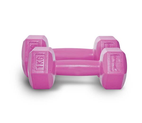 DYNAMIC FASHION PLASTIC DUMBBELL 1 KG