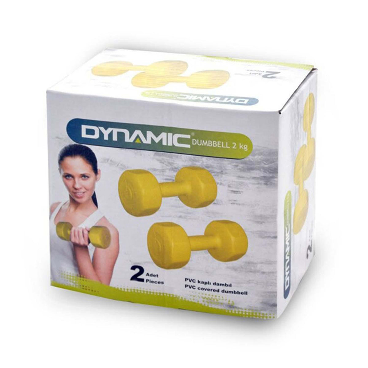 DYNAMIC 2 KG VINYL DUMBBELL