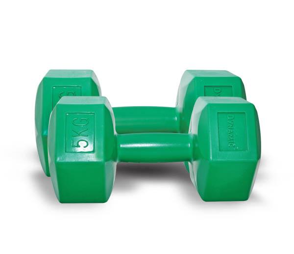 DYNAMIC FASHION PLASTIC DUMBBELL 5 KG