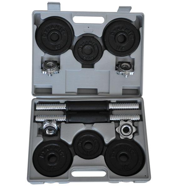 DYNAMIC 15 KG DÖKÜM AĞIRLIK DUMBBELL SET