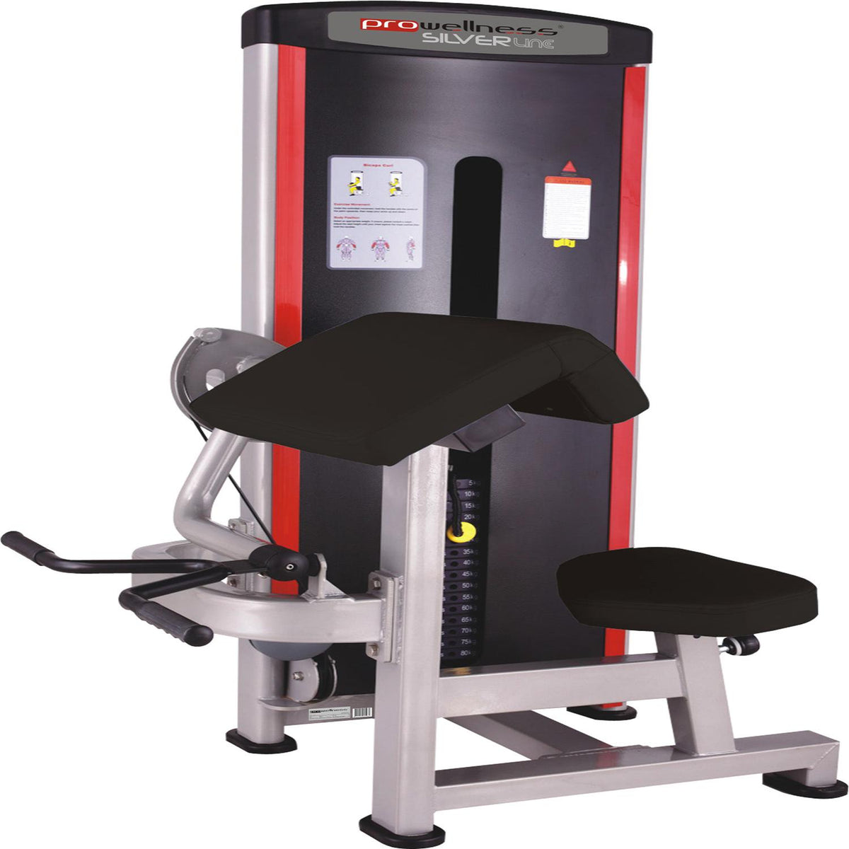 PROWELLNESS SILVER LINE BICEPS CURL ÖN KOL MAKİNESİ