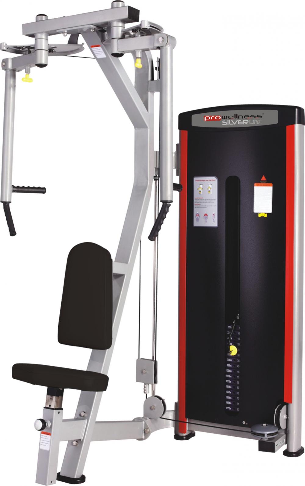 PROWELLNESS SILVER LINE SEATED STRAIGHT ARM CLIP CHEST SIRT VE GÖĞÜS MAKİNESİ