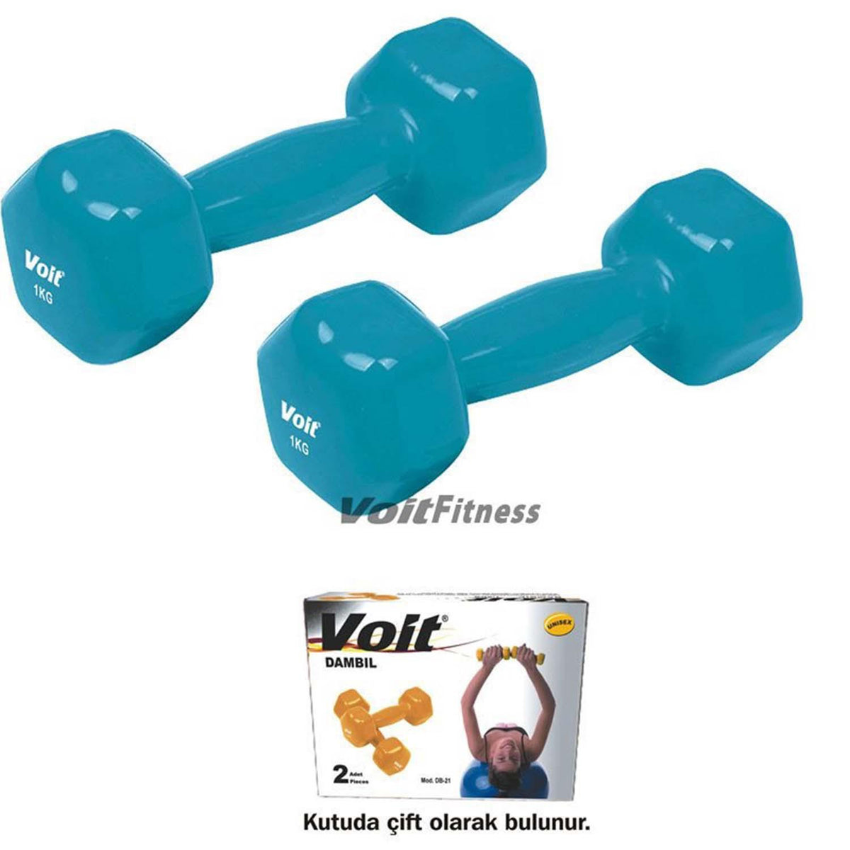 VOIT DIPPING VINYL DUMBBELL 1 KG