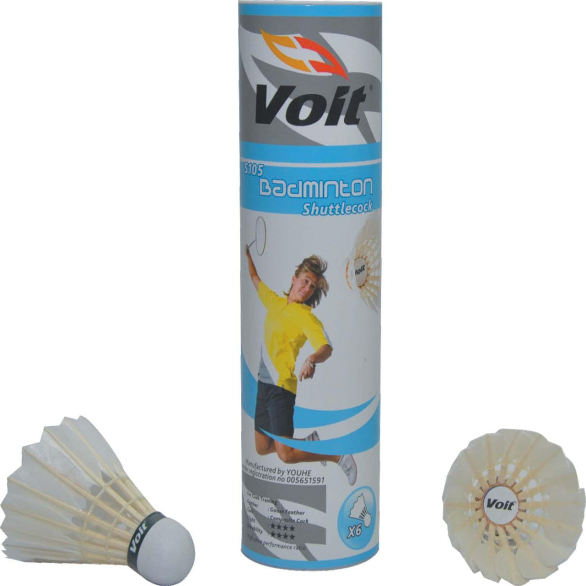 VOIT S105 CLUB BADMINTON TOPU