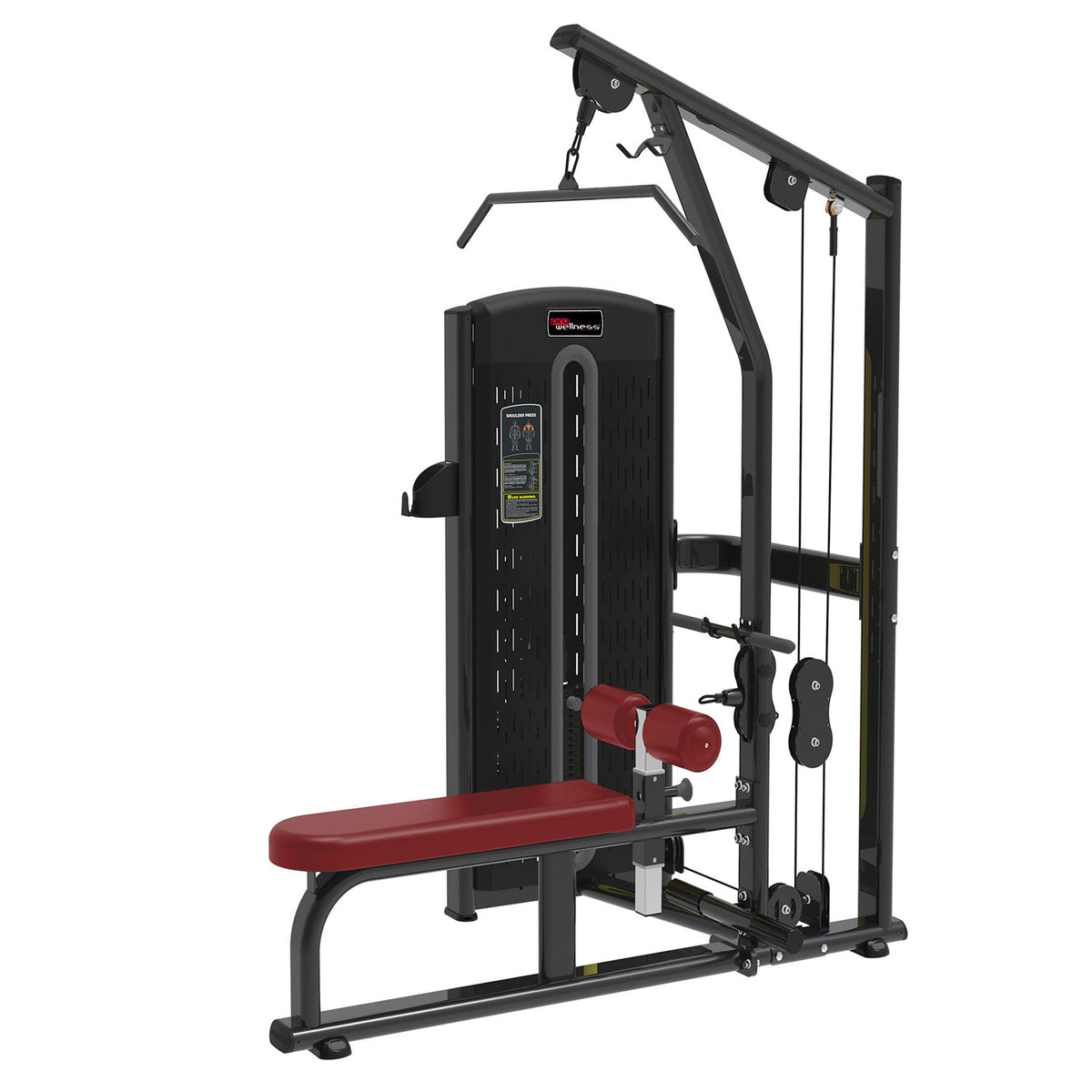 PROWELLNESS BASIC LINE LAT & ROW OMUZ - SIRT MAKİNESİ